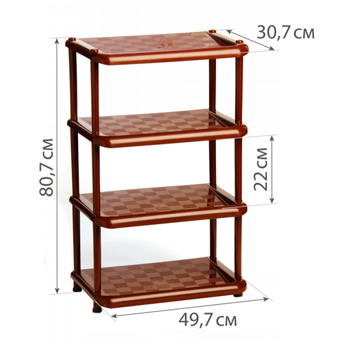 Стойка в прихожую IDEA УНИВЕРСАЛ М 2711, коричневая