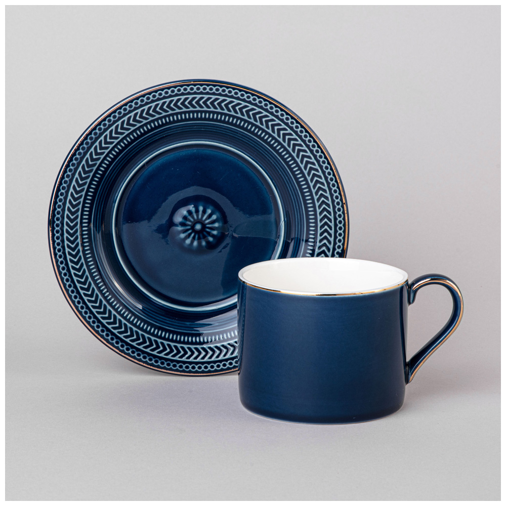 ЧАЙНАЯ ПАРА LEFARD, TOP STYLE, 250 МЛ СИНЯЯ, КОР=36НАБ.