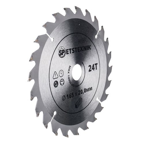 Диск пильный по дереву SPETSTEXNIK 165*20. 0*24T, 1/50/100