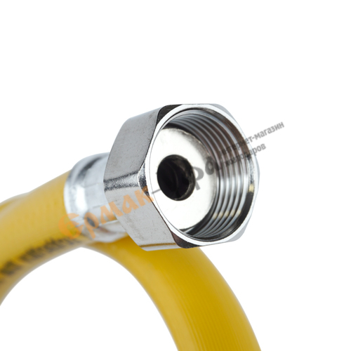 Подводка гибк. ДЛЯ ГАЗА ПВХ 0,8м г/г 3/4 AQUALINK, 1/60