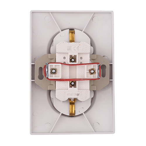 Розетка СП 2-местн с/з 16А Smartbuy 250В белая, SBE-01w-16-S2-Z, Венера, 1/200