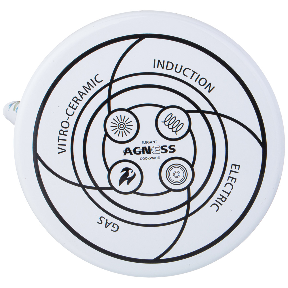 ЧАЙНИК AGNESS ЭМАЛИРОВАННЫЙ СЕРИЯ, SENTIMENT,  3 Л
