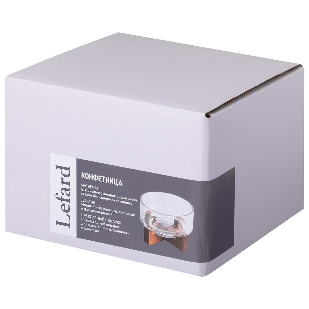 КОНФЕТНИЦА, NATURE, НА ПОДСТАВКЕ ДИАМЕТР 15 СМ ВЫСОТА 10 СМ