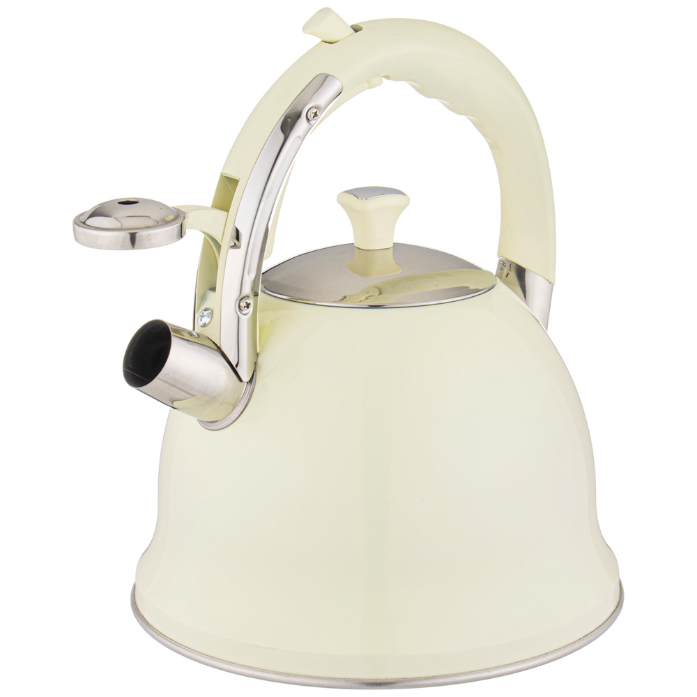 ЧАЙНИК AGNESS СО СВИСТКОМ 3, 0 Л НЖС, ТЕРМОАККУМУЛИРУЮЩЕЕ ДНО, ИНДУКЦИЯ, КОР=12ШТ