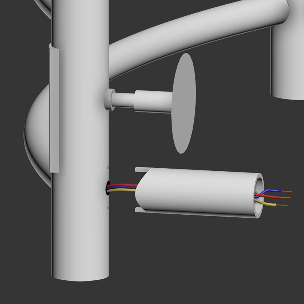 Полотенцесушитель MIXLINE CAPELLA 80х50, таймер, 318 Вт, 8 перекладин электрический БЕЛЫЙ