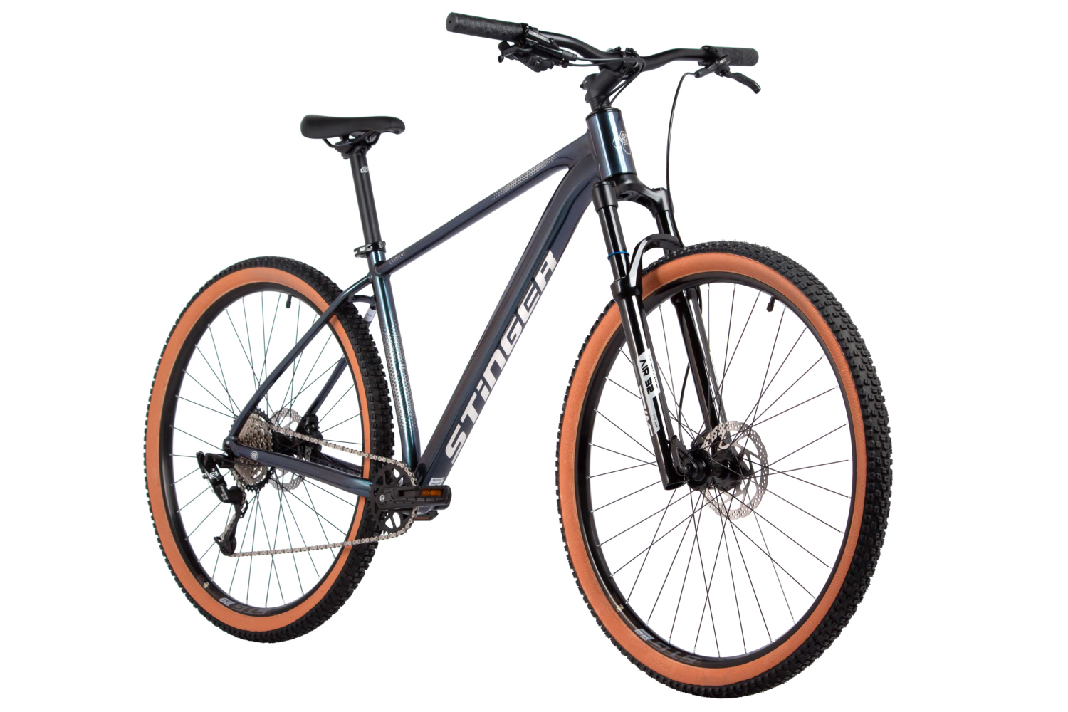 Велосипед STINGER 29" GRADIENT EVO фиолетовый, алюминий, размер XL