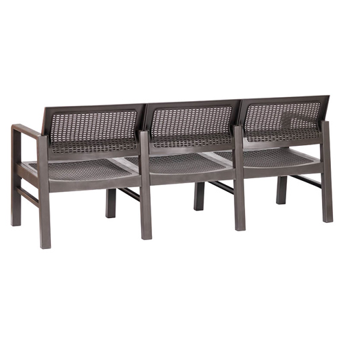 Диван трехместный IDEA РОТАНГ М 4007, коричневый ротанг