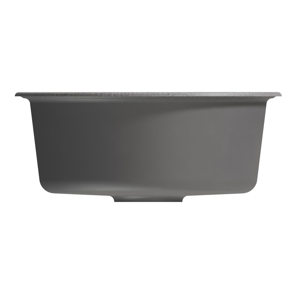 Мойкa ML-GM09 круглая, темно-серая, 309, 510 мм, глуб. чаши 190 NEW