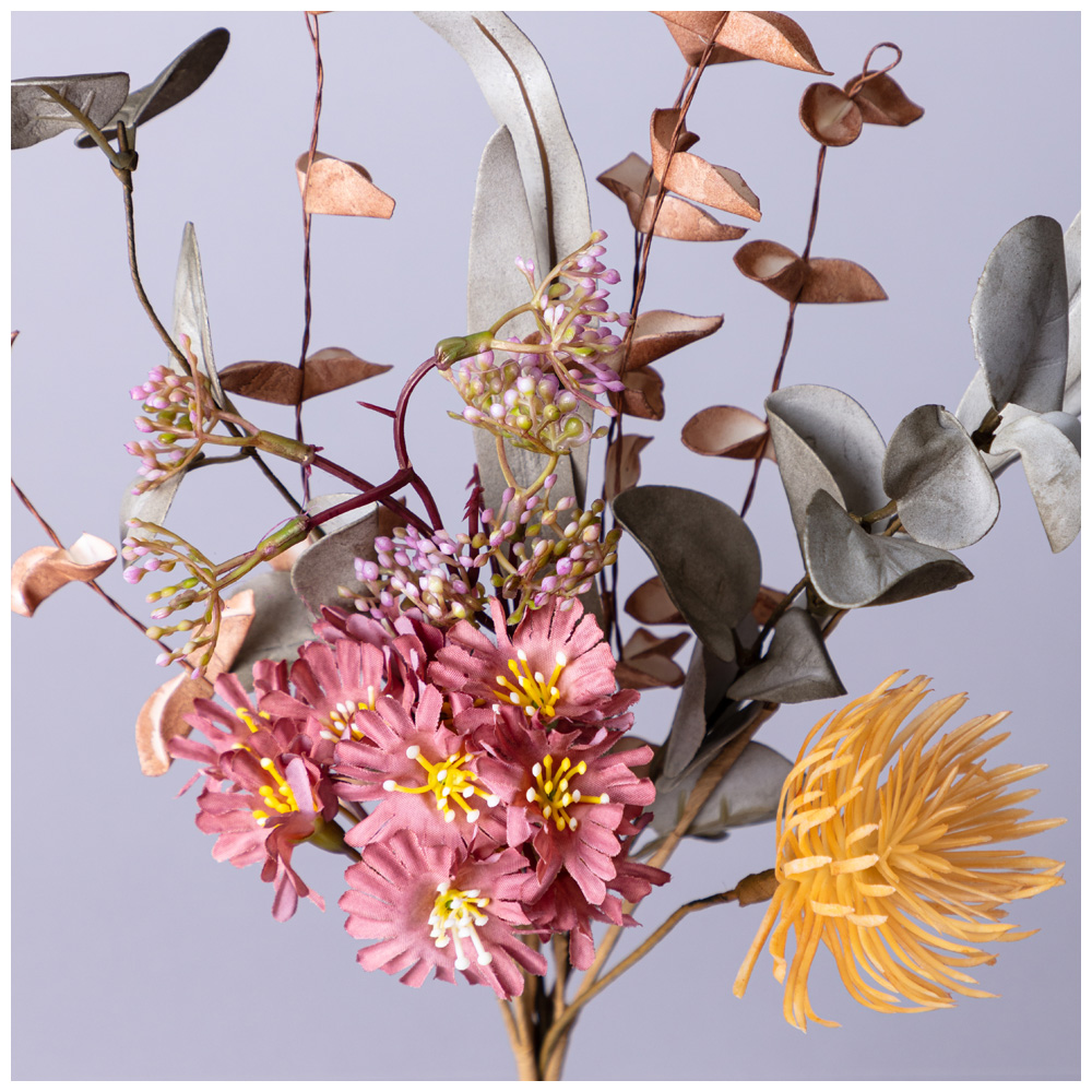 БУКЕТ ИСКУССТВЕННЫХ ЦВЕТОВ ВЫСОТА=40, 5 СМ БЕЗ УПАКОВКИ, МАЛ=12ШТ./КОР=144ШТ.