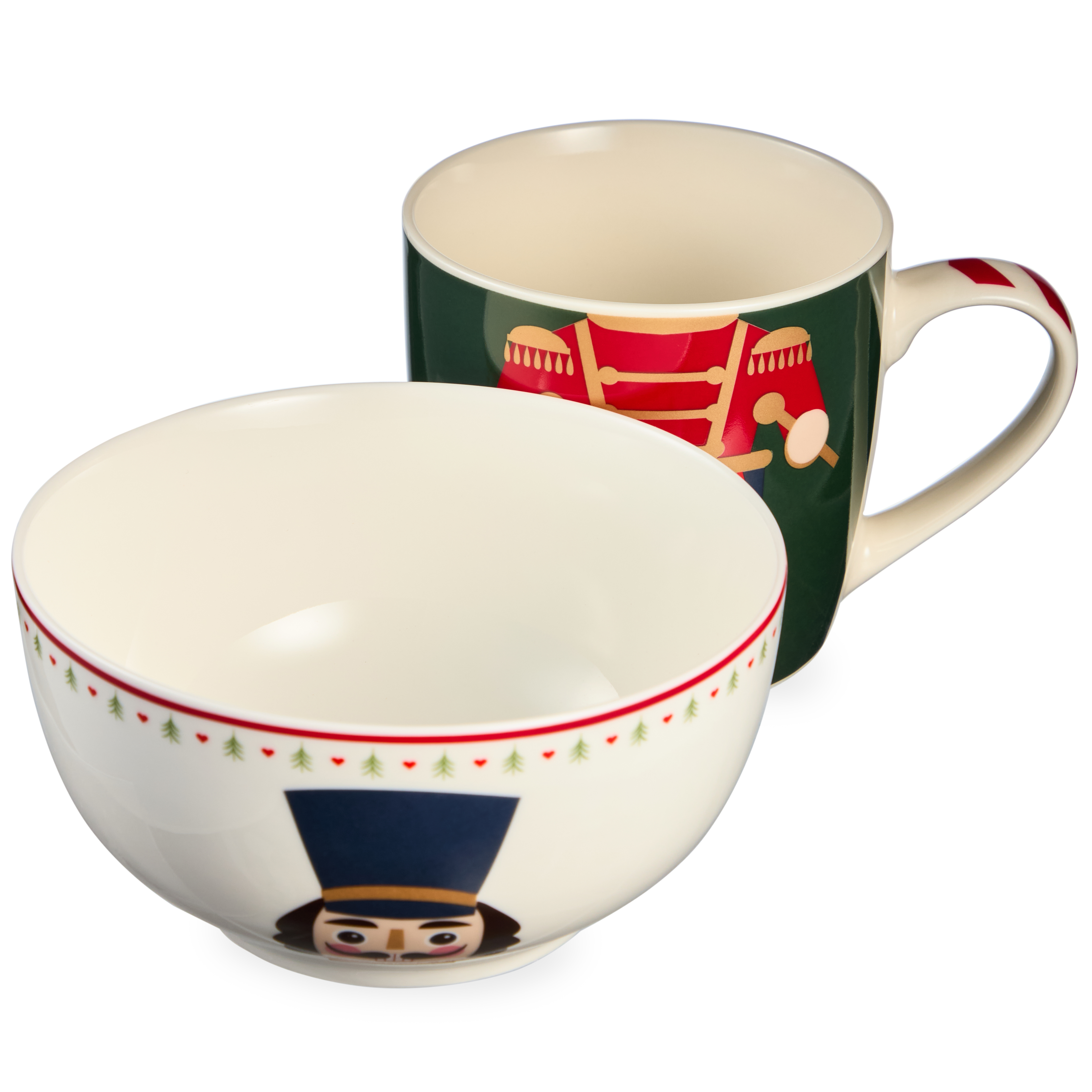 НАБОР ПОСУДЫ LEFARD, ЩЕЛКУНЧИК, 2 ПР., КРУЖКА 360МЛ, САЛАТНИК 500МЛ