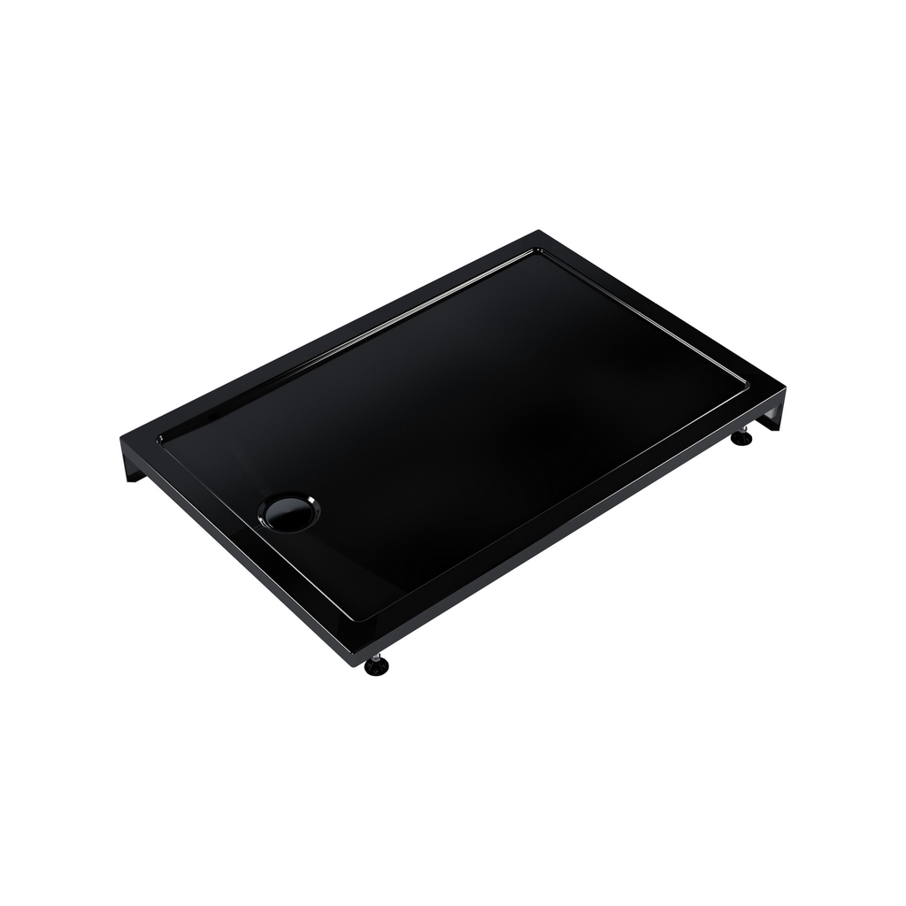 Поддон прямоугольный 1, 2*0, 8*0, 02, Universal PRO N, акрил d 90, каркас+экран выс.13 см BLACK