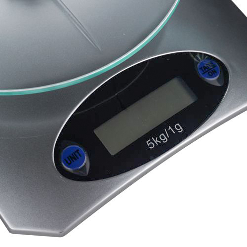 Весы кухонные электронные 5 кг ZD-9 хром стекло, 1/24
