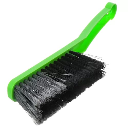 Щетка-сметка, совок с резинкой IDEA СТАНДАРТ М 5173, ярко-зеленая
