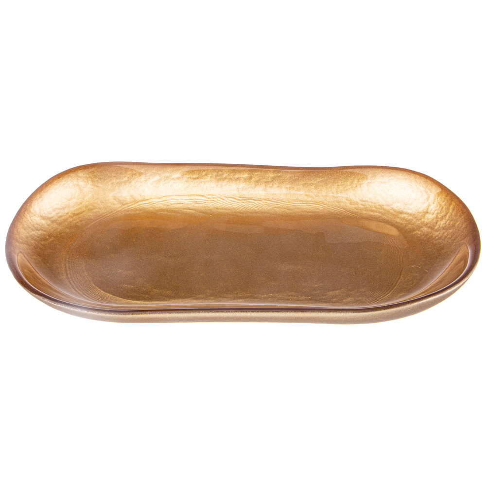 БЛЮДО ОВАЛЬНОЕ, NATURAL, ORO 27СМ