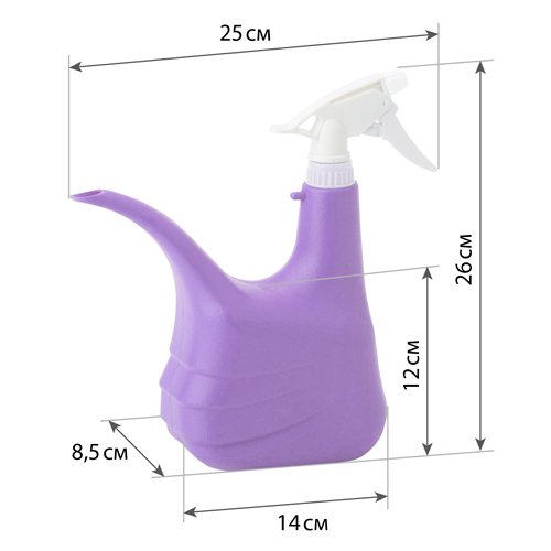 Лейка с опрыскивателем 1.5 л IDEA М 2154, базовый