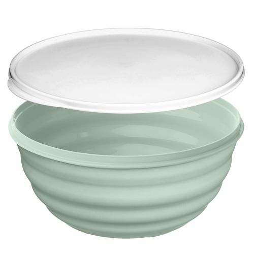 Миска с крышкой 2.1 л Homver Latina 222136617/03, светло-зеленая