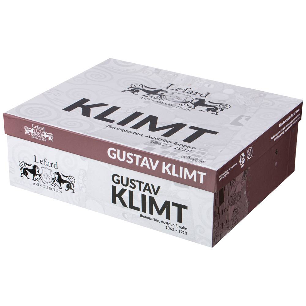 ВАЗА LEFARD, ПОЦЕЛУЙ,  Г. КЛИМТ 25, 5 СМ, КРЕМОВАЯ, КОР=12ШТ.