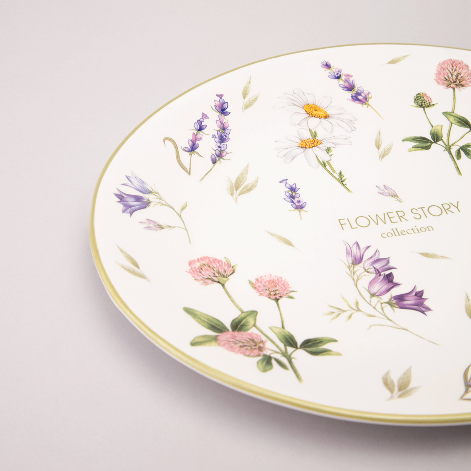 БЛЮДО ОВАЛЬНОЕ AGNESS, FLOWER STORY, 31, 5*25, 5*3 СМ, КОР=12ШТ.