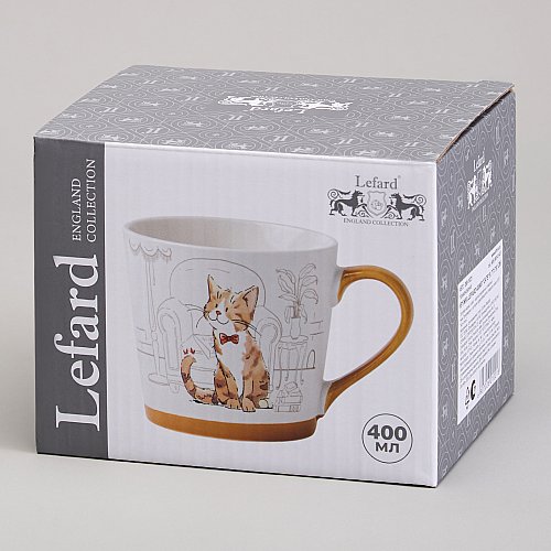 КРУЖКА LEFARD 400МЛ, CATS,