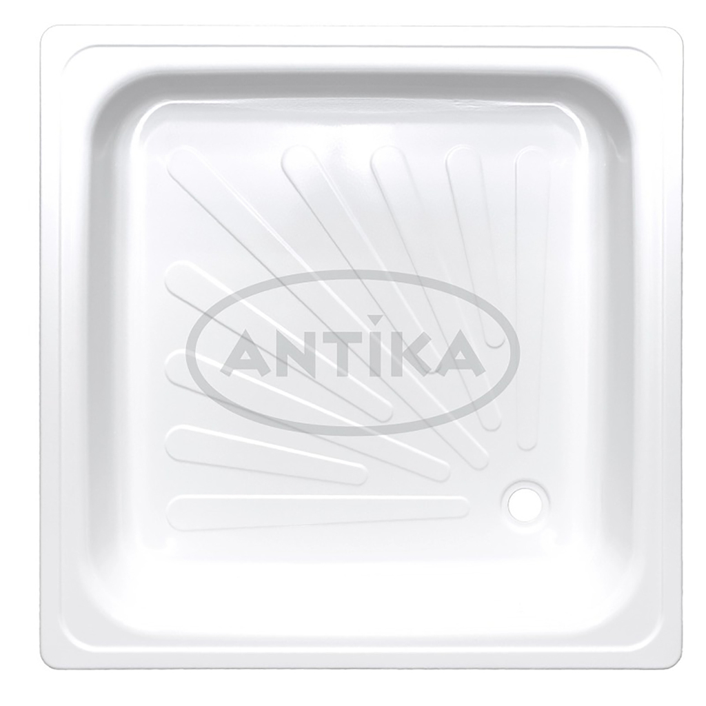 Поддон квадрат 0, 7*0, 7*0, 15 Antika стальной, ВИЗ