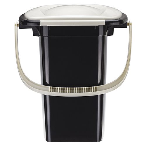 Ведро-туалет 16 л IDEA М 2459, белый ротанг