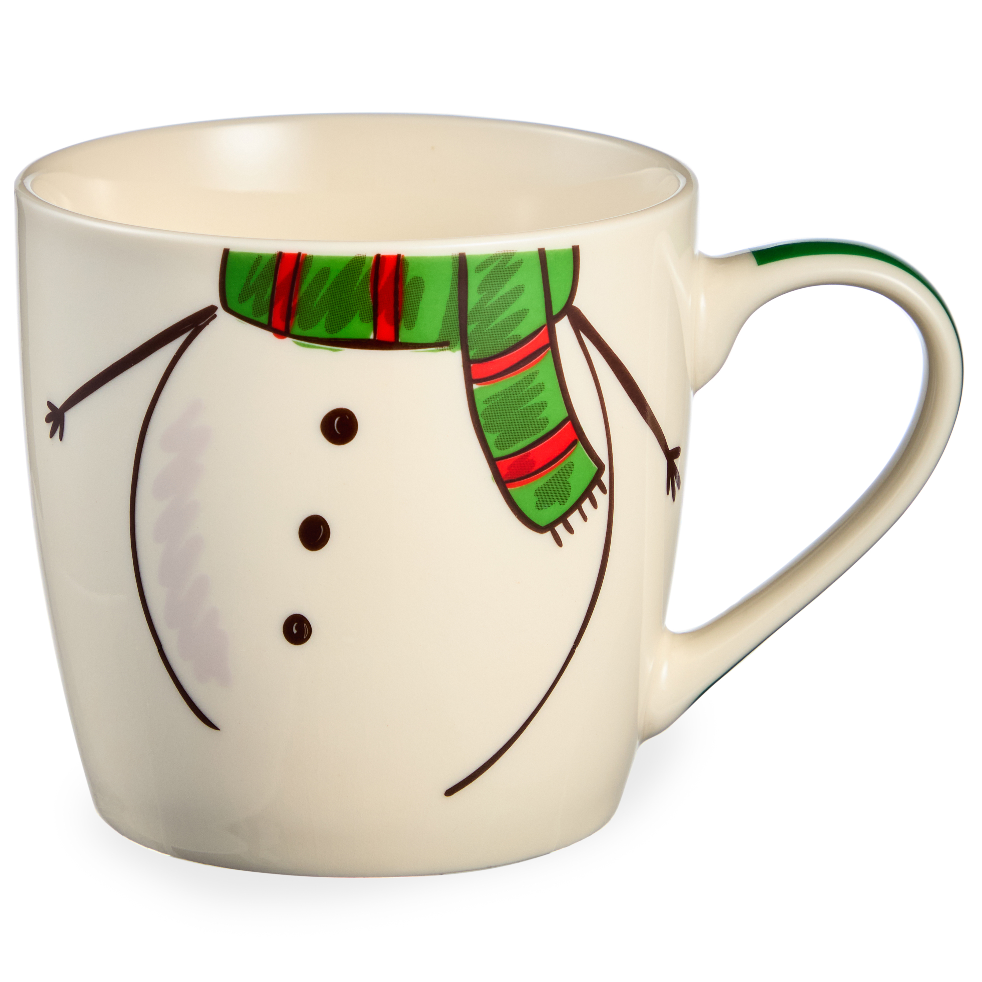 НАБОР ПОСУДЫ LEFARD, СНЕГОВИК, 2 ПР., КРУЖКА 360МЛ, САЛАТНИК 500МЛ