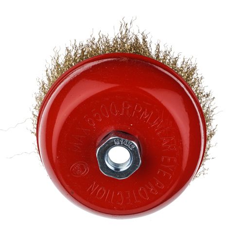 Щетка для УШМ, чашка, 125мм/М14 Барракуда латунь, 039\F0237, 1/45