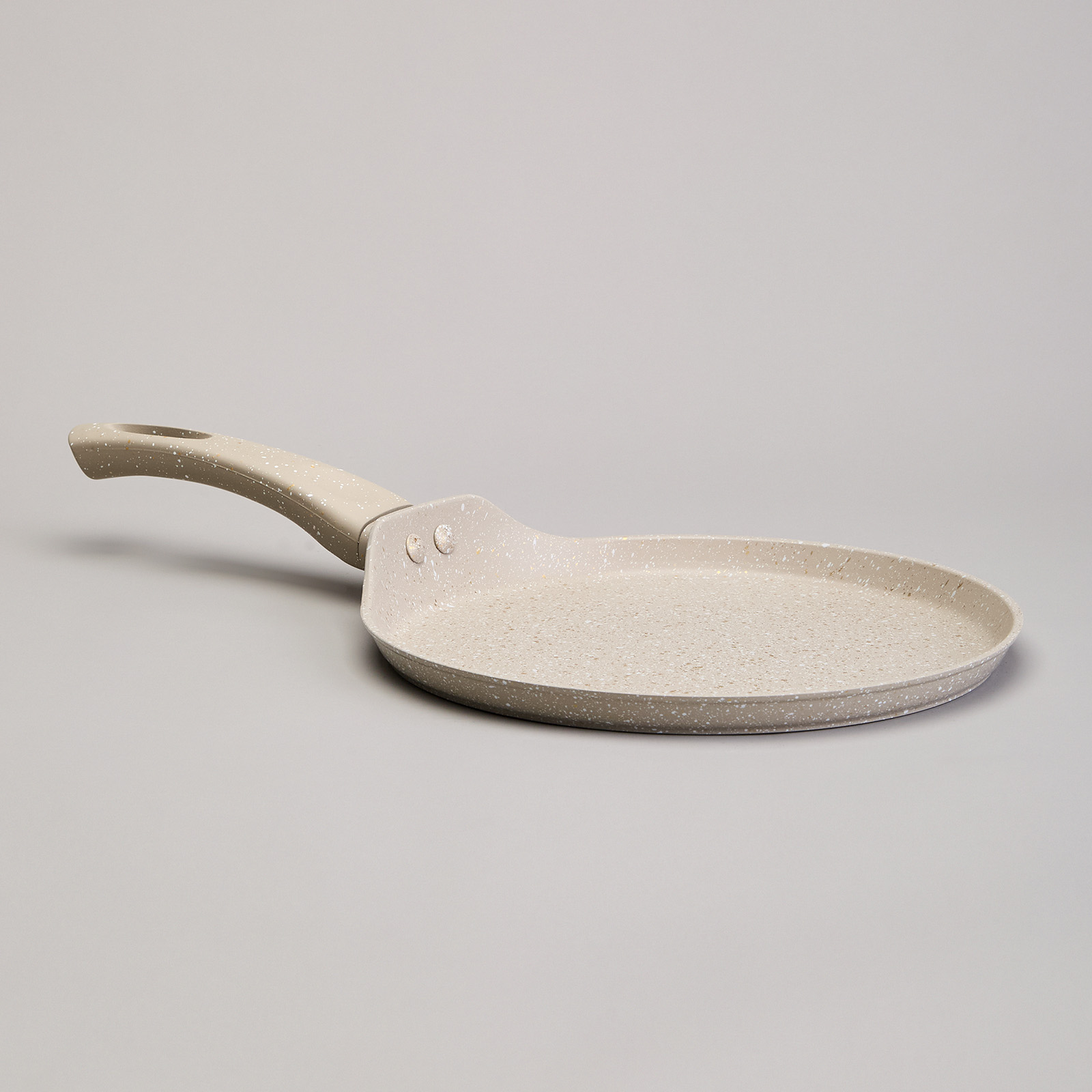 СКОВОРОДА БЛИННАЯ AGNESS С АНТИПРИГАРНЫМ ПОКРЫТИЕМ, LATTE,  22Х2СМ, ИНДУКЦИОННОЕ ДНО