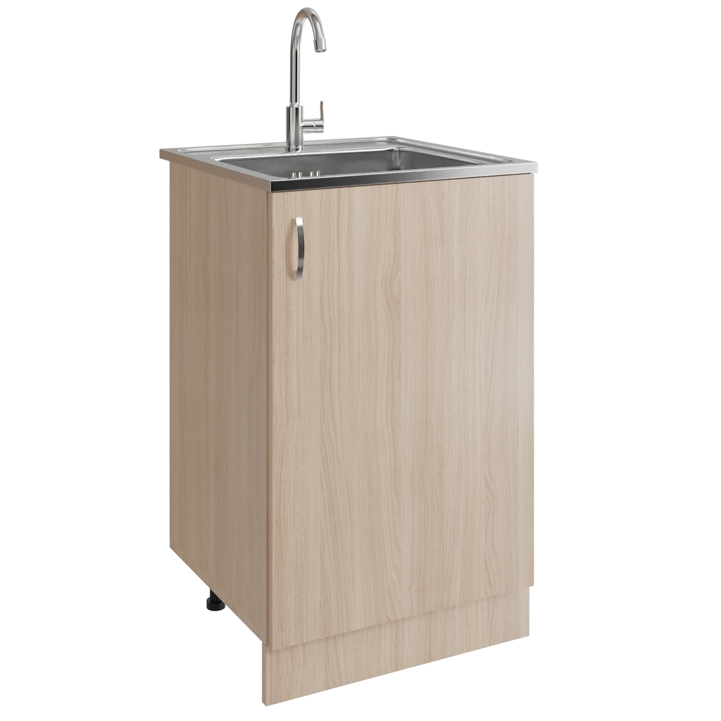 Тумба 50 ЛДСП венге светлое, дуб млечный, ОТДЕЛЬНО ПРИОБРЕТАЕТСЯ МОЙКА