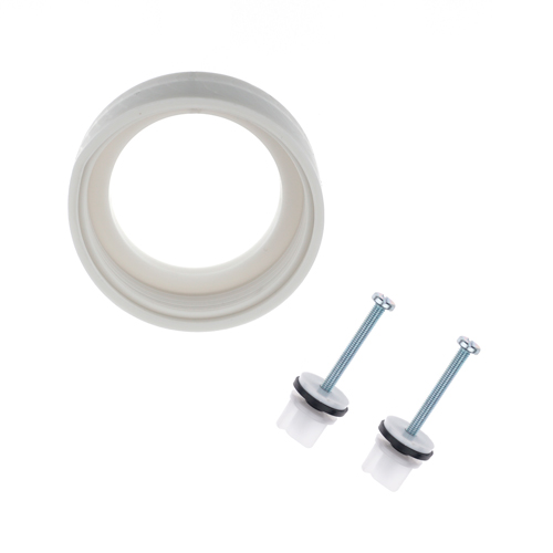 Арматура для компакт бачка АНИ WC6550М с нижней подводкой 1/2 пластик эконом кнопка металл, 1/20