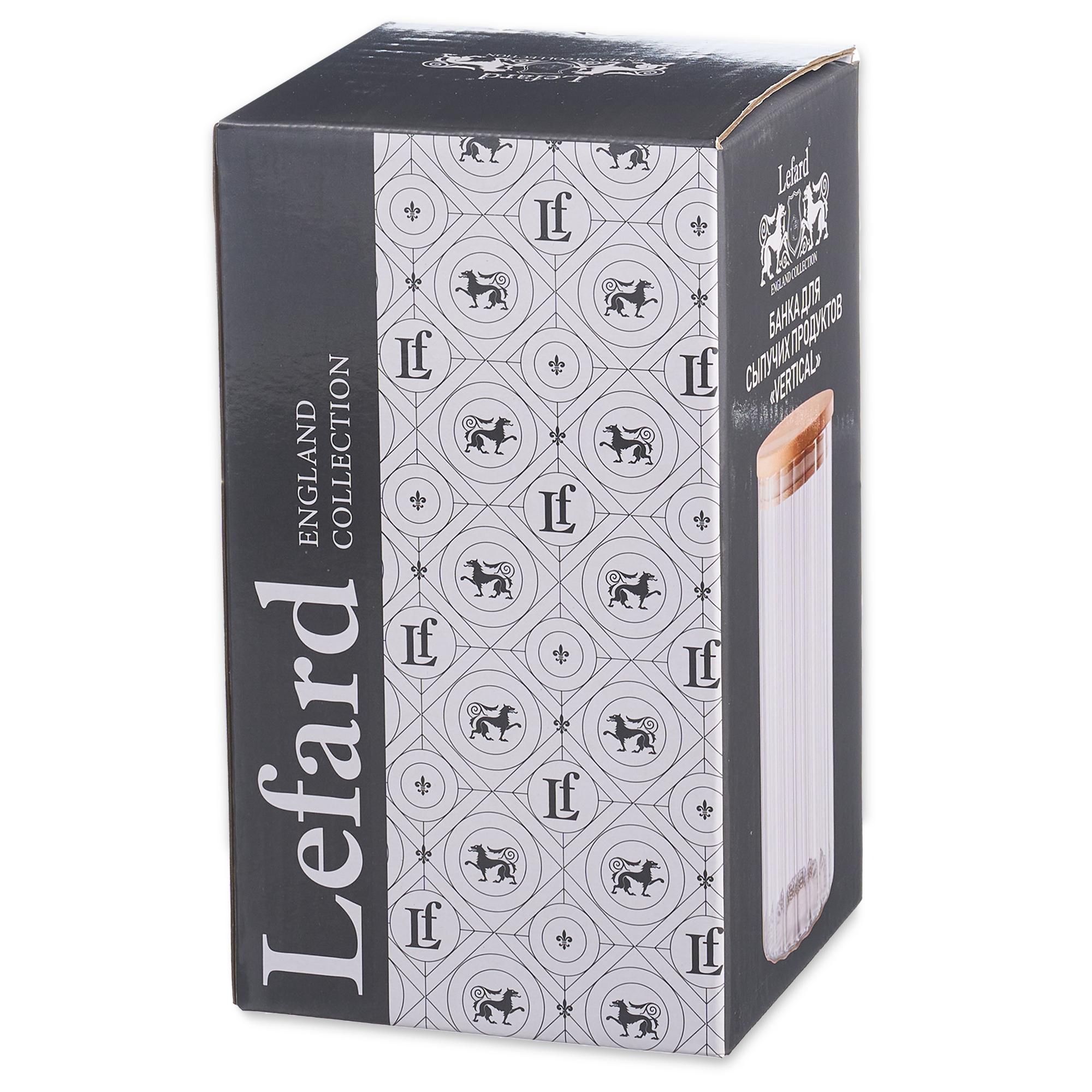 БАНКА ДЛЯ СЫПУЧИХ ПРОДУКТОВ, VERTICAL, 1200 МЛ/10Х18, 5 СМ