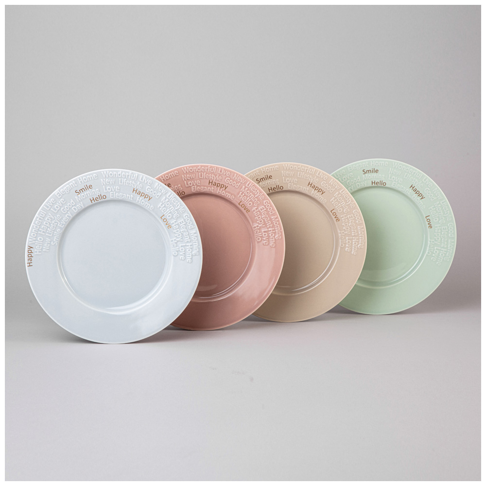 НАБОР ТАРЕЛОК LEFARD, GOOD MORNING, 4 ШТ. 20 СМ МИКС ЦВЕТОВ, КОР=12НАБ.