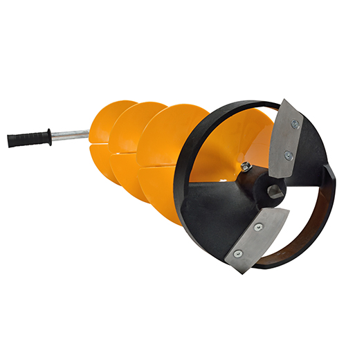 Шнек для льда Carver IDBS-200, суперлёгкий - 1,8кг, с адаптером для шуруповёрта