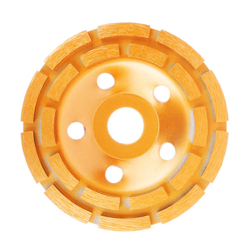 Чаша алмазная зачистная двухрядная 125мм Ермак, 1/30