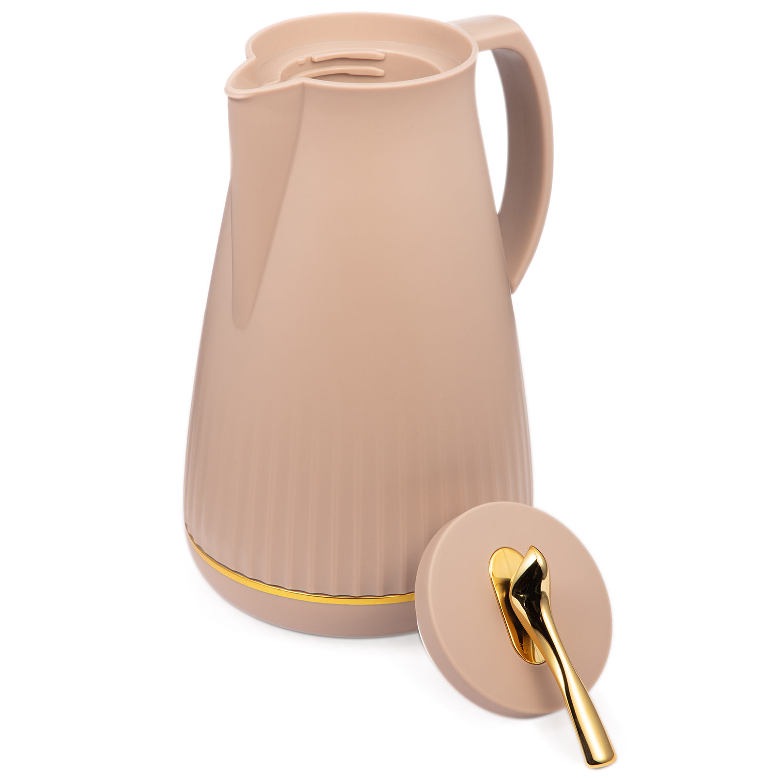 ТЕРМОС СО СТЕКЛЯННОЙ КОЛБОЙ, 950 МЛ, КРЫШКА С КЛАПАНОМ