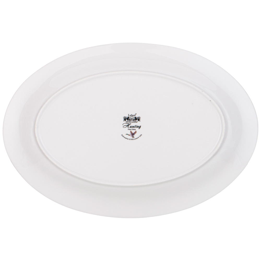 БЛЮДО ОВАЛЬНОЕ LEFARD, ОХОТА, 32*22 СМ, КОР=24ШТ.