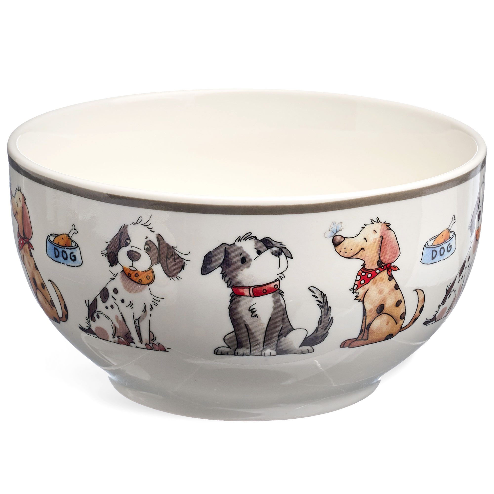 НАБОР ДЛЯ ЗАВТРАКА LEFARD, DOGS,  2 ПР.: САЛАТНИК 500МЛ, КРУЖКА 345МЛ