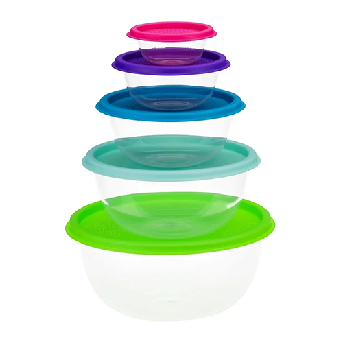 Набор мисок IDEA РАДУГА М 1308, микс разноцветный, 5 шт