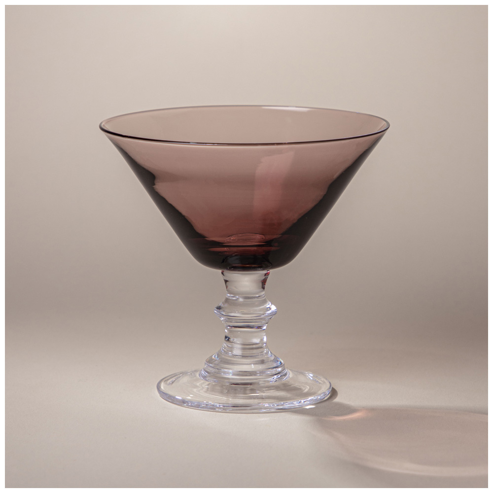 НАБОР БОКАЛОВ ДЛЯ МАРТИНИ ИЗ 2 ШТ, MIRAGE, PURPLE 280 МЛ