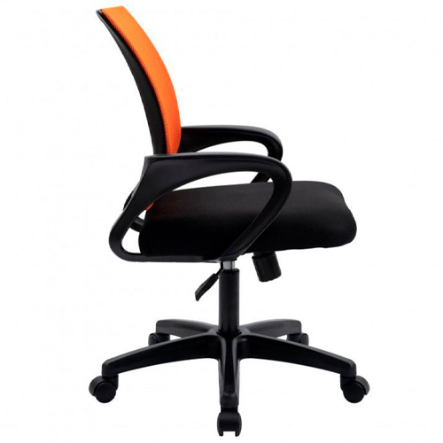 Кресло офисное, компьютерное TRON А1 сетка Prestige, 47х48х46 см, оранжевый-чёрный
