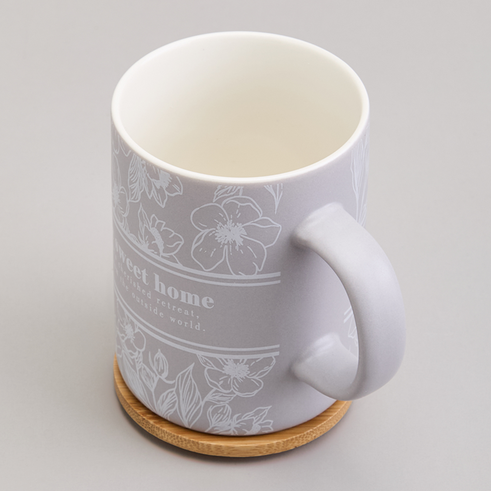 КРУЖКА LEFARD 400МЛ С БАМБУКОВОЙ КРЫШКОЙ, LOVING FAMILY, 8*10.9CM