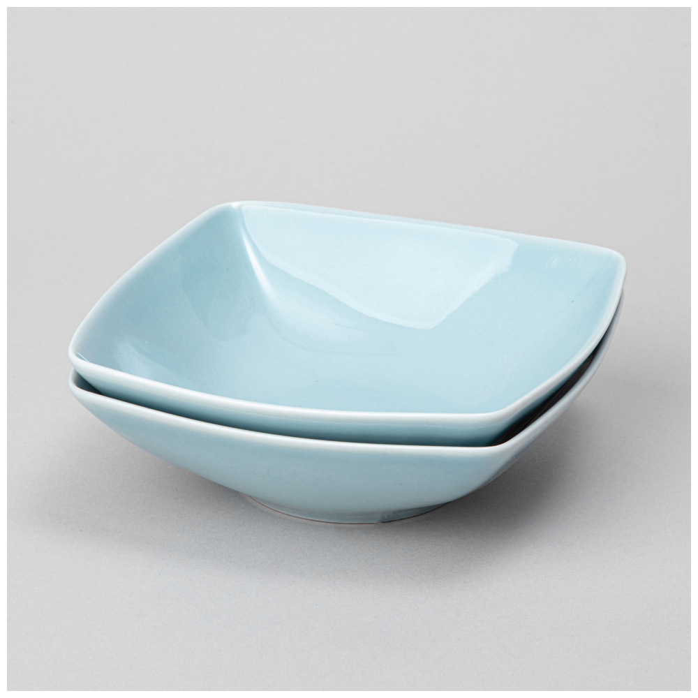 НАБОР САЛАТНИКОВ КВАДРАТНЫХ LEFARD TINT 300МЛ, СВЕТЛО-ГОЛУБОЙ 2 ШТ.