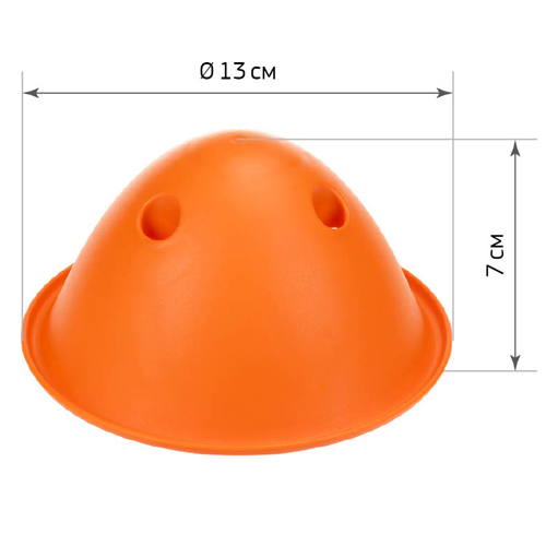 Игрушка для собак IDEA ШЕЛ М 1850, оранжевая