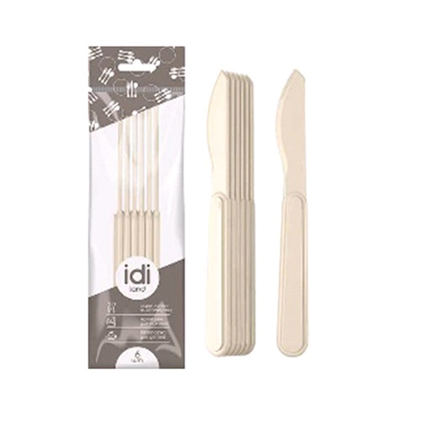 Комплект ножей Homver 221129025/01, светло-бежевый, 6 шт