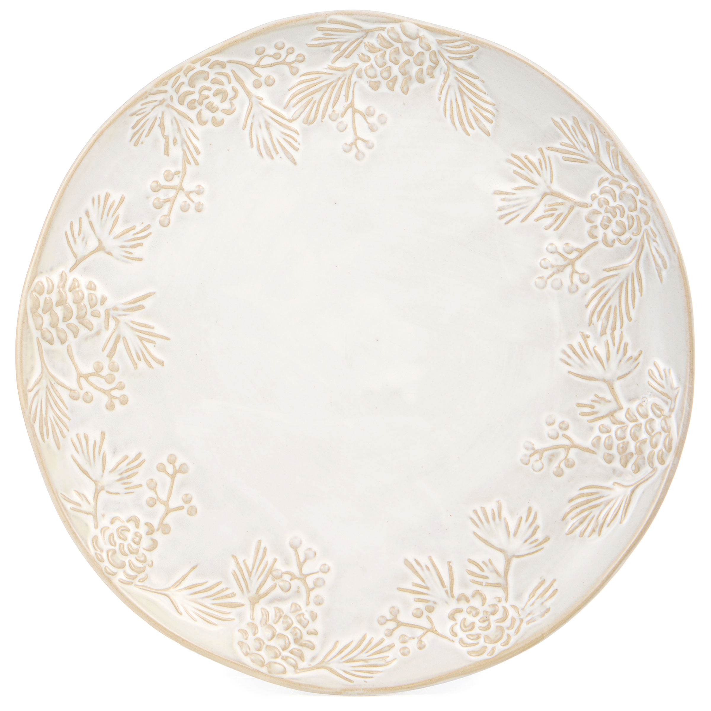 НАБОР ТАРЕЛКОК ОБЕДЕННЫХ КОЛЛЕКЦИЯ, PINE CONES,  2 ШТ. / 25*25*2, 3 СМ