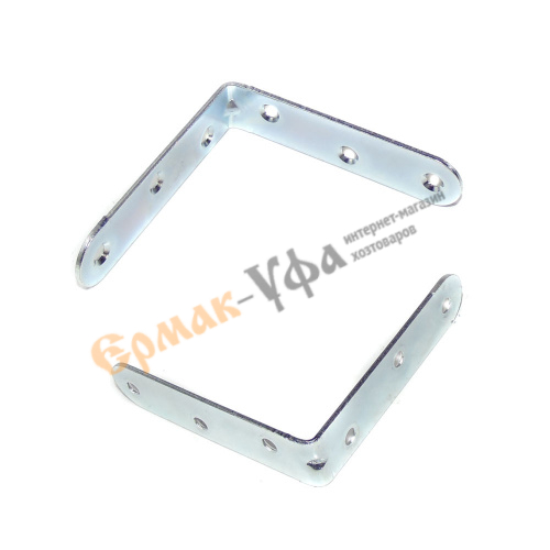 Кронштейн мебельный МК60х60 цинк, Кунгур, 10/300