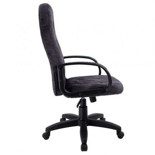 Кресло офисное, компьютерное TRON V2 велюр Prestige, 68х52х51.5 см, темно-серый