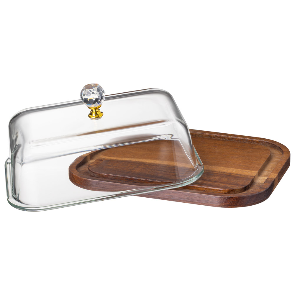 БЛЮДО ДЛЯ СЕРВИРОВКИ С КРЫШКОЙ 21,5*16,5*10 СМ