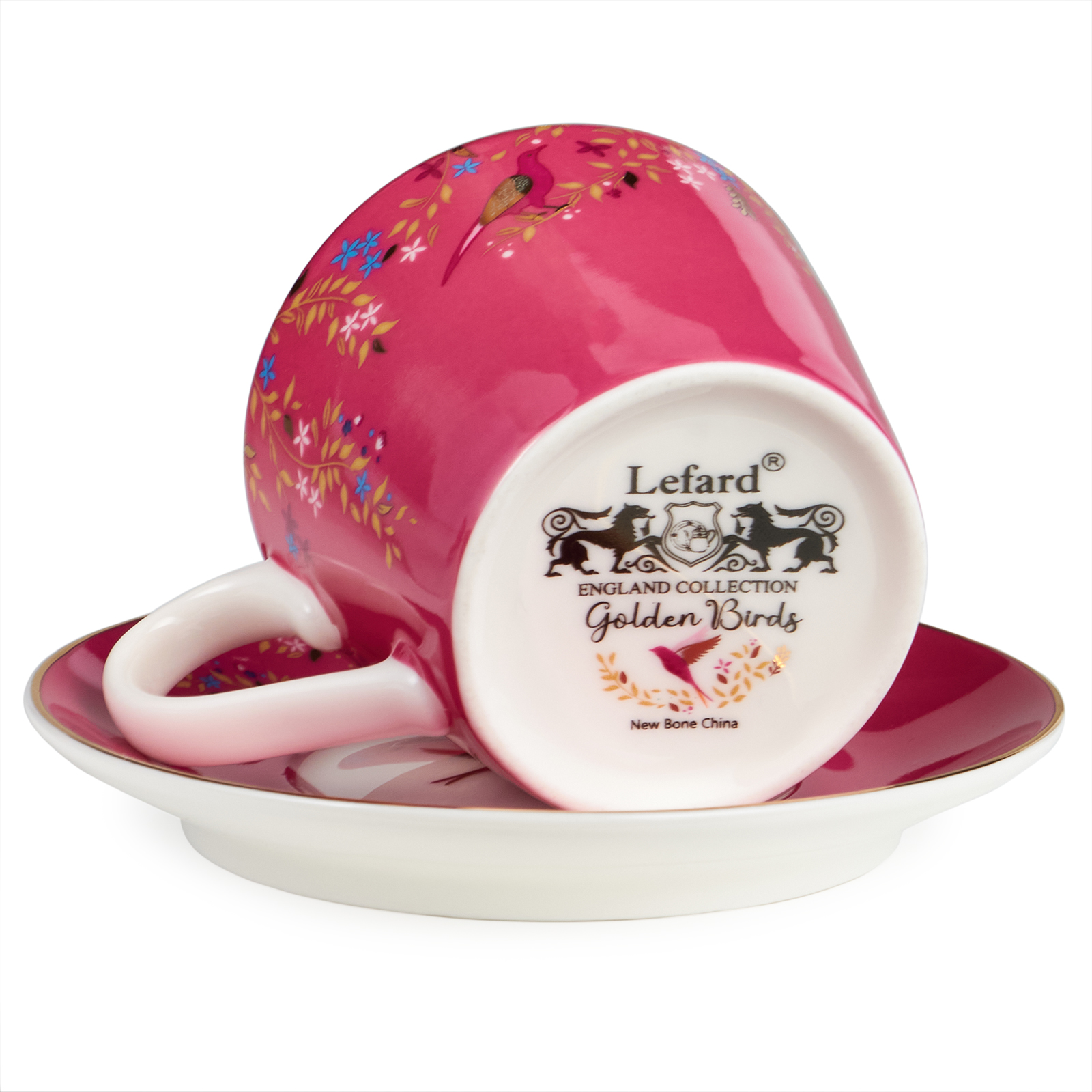 КОФЕЙНЫЙ НАБОР LEFARD, GOLDEN BIRDS, НА 2 ПЕР. 4 ПР. 120 МЛ, КОР=12НАБ.