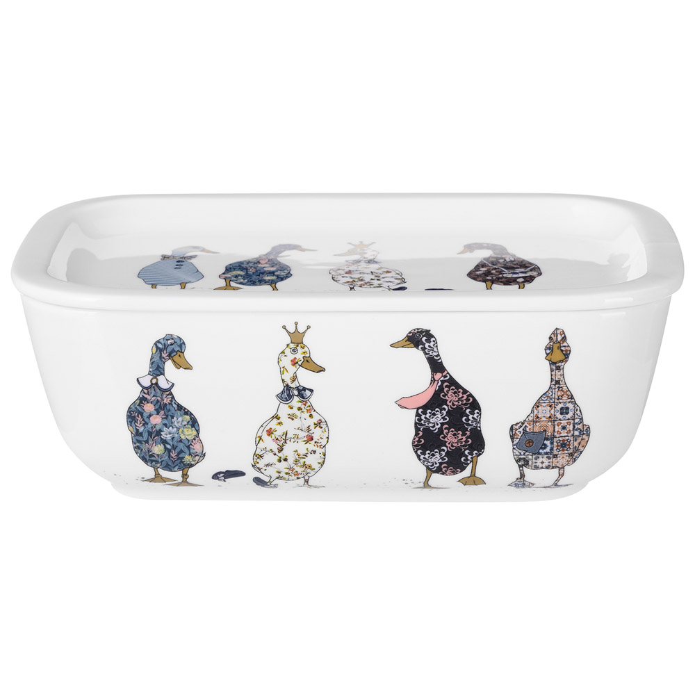 БЛЮДО С КРЫШКОЙ LEFARD "FAMILY FARM" ПРЯМОУГ. 19*13*6,5 СМ 740 МЛ (КОР=18ШТ.)